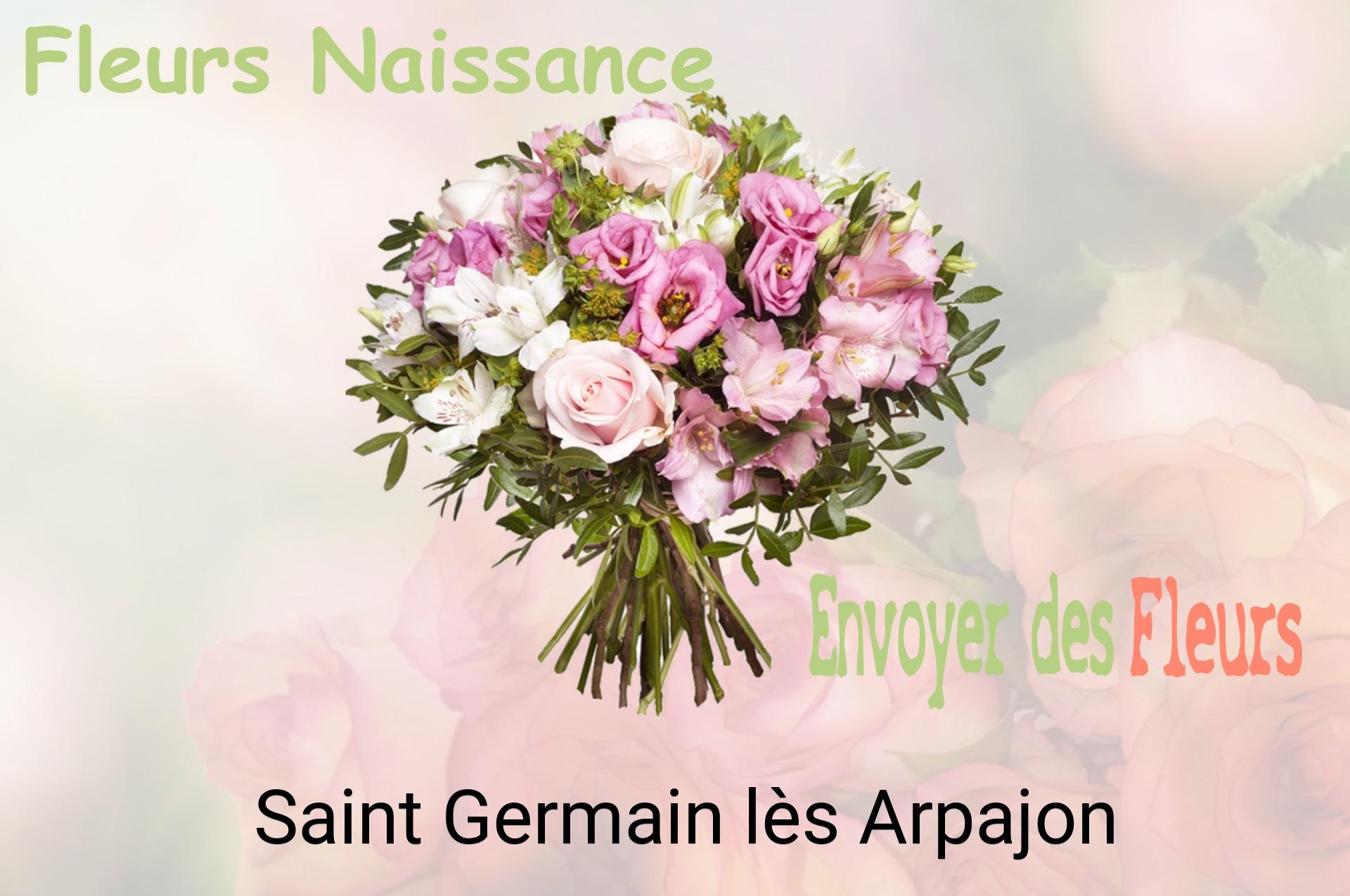 Bouquet de fleurs de naissance livré à Saint-Germain-lès-Arpajon